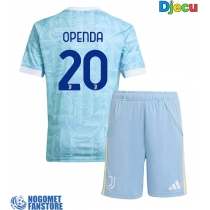 Juventus Lois Openda #20 Gostujuci Dres za djecu 2025-26 Kratak Rukav (+ Kratke hlače)